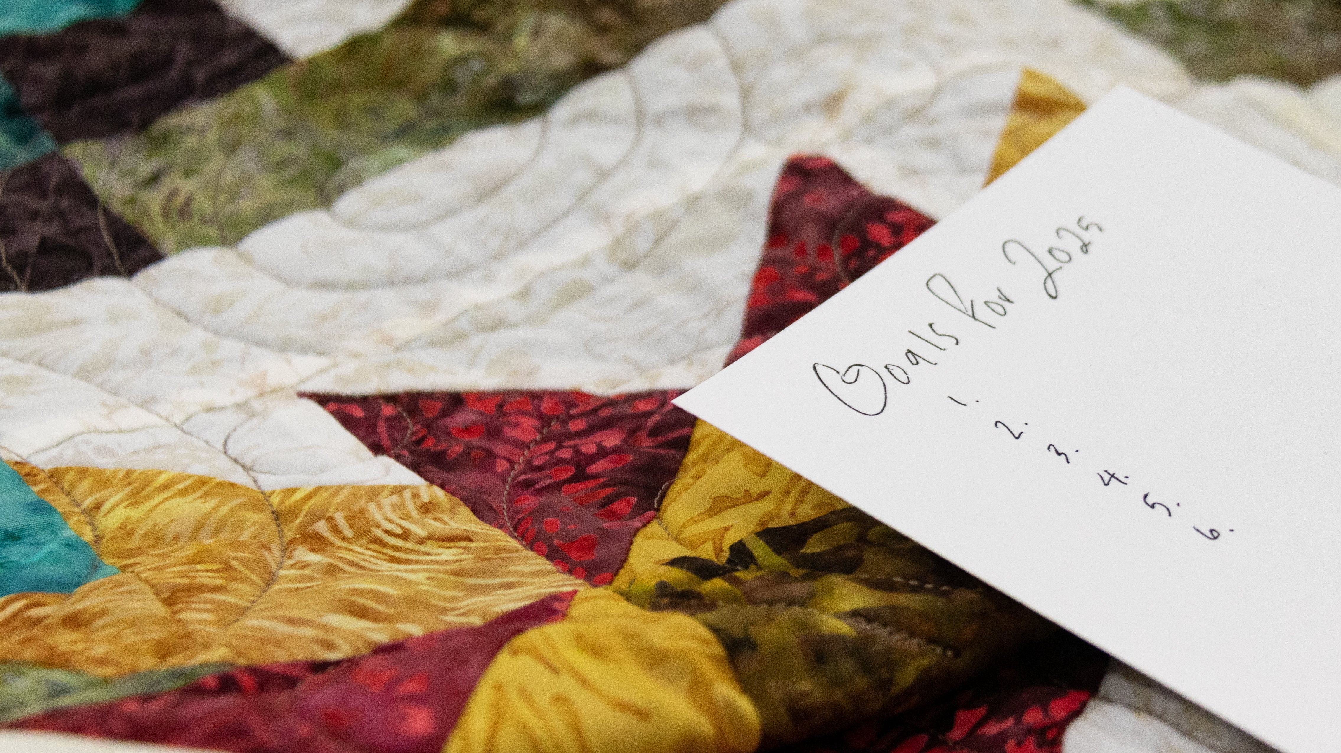 New Year, New Quilting Goals: Setting Resolutions for 2025 - Nebraska Quilt Company