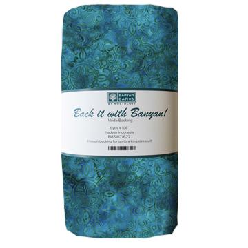 108" Wide 3 Yard Cut Matera Peacock Teal - Nebraska Quilt Company - PC2400183