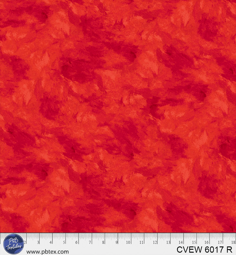 108" Wide Crushed Velvet Red - CVEW 6017 R - P & B Textiles - Nebraska Quilt Company - 108" Wide Crushed Velvet Red - CVEW 6017 R - P & B Textiles