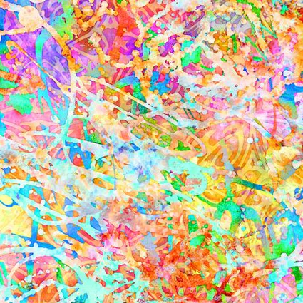108" Wide Got Your Back Abstract Multi Remnant 46" x 108" - 1899 - 29253 - X - QT Fabrics - Nebraska Quilt Company - PC261177