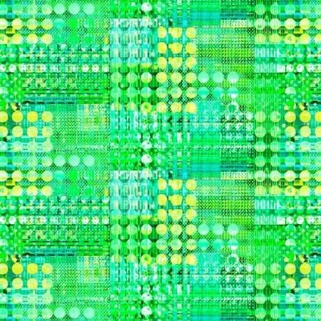 108" Wide Mod Plaid Green - Remnant 23" x 108" - Nebraska Quilt Company - 108" Wide Mod Plaid Green - Remnant 23" x 108"