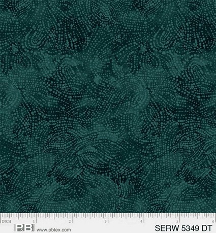 108" Wide Serenity Emerald 40" x 108" Remnant - 5349 DT - P & B Textiles - Nebraska Quilt Company - PC2502431