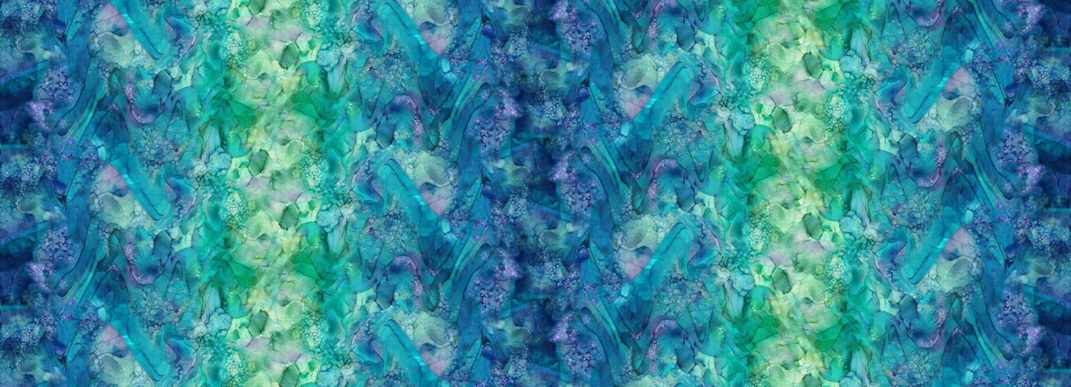 108" Wideback Bliss Ombre Blue/Green Remnant - 1yd - Nebraska Quilt Company - PC09217