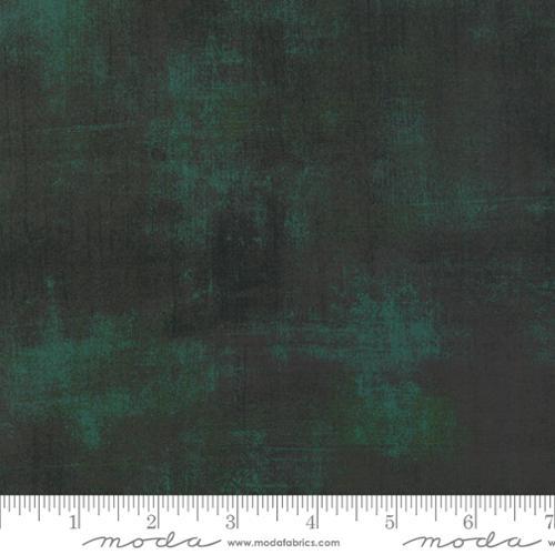 108" Wideback Grunge Basics Christmas Green - 11108 308 - Moda Fabrics - Nebraska Quilt Company - F03552