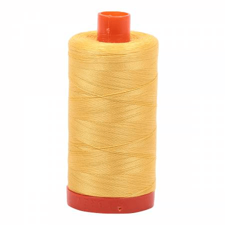 1135 Pale Yellow 50wt Aurifil Thread 1,422 Yards - Nebraska Quilt Company - NT00512