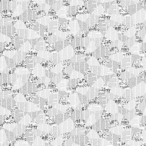 118" Wide Urban News Newspaper Collage White - 8166 - 09 - Studio E Fabrics - Nebraska Quilt Company - F2400982