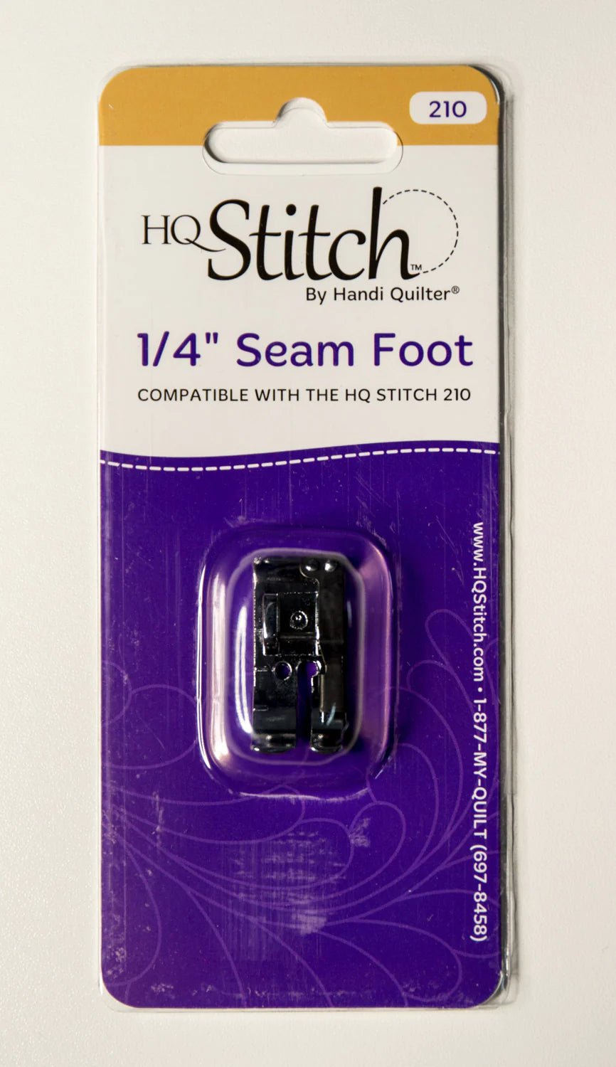 1/4 inch Seam Foot for HQ Stitch - Nebraska Quilt Company - ASG00001