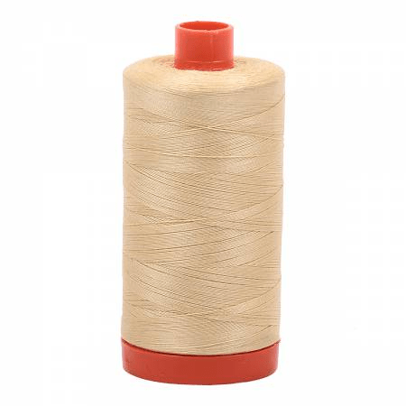 2125 Wheat 50wt Aurifil Thread 1,422 Yards - Nebraska Quilt Company - NT00671