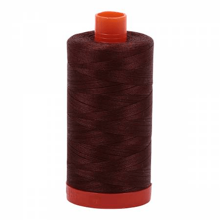 2360 Chocolate 50wt Aurifil Thread 1,422 Yards - Nebraska Quilt Company - NT00521