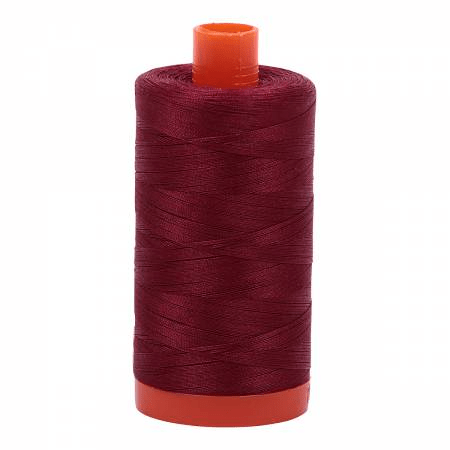 2460 Dark Carmine Red 50wt Aurifil Thread 1,422 Yards - Nebraska Quilt Company - NT00690