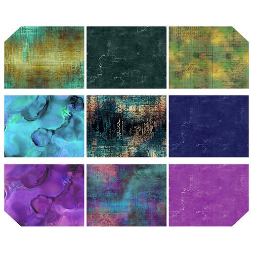 2.5" Strips Tim Holtz Mini Design Roll Towers Multi 63 Pieces - Nebraska Quilt Company - PC2401664