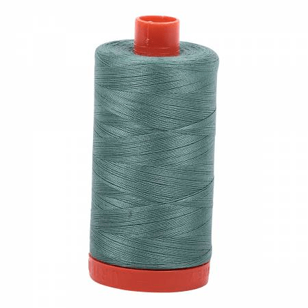 2850 Medium Juniper 50wt Aurifil Thread 1,422 Yards - Nebraska Quilt Company - NT09785