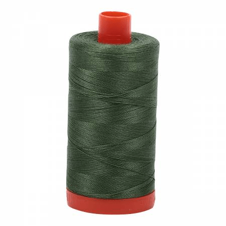 2890 Very Dark Grass Green 50wt Aurifil Thread 1,422 Yards - Nebraska Quilt Company - NT00536