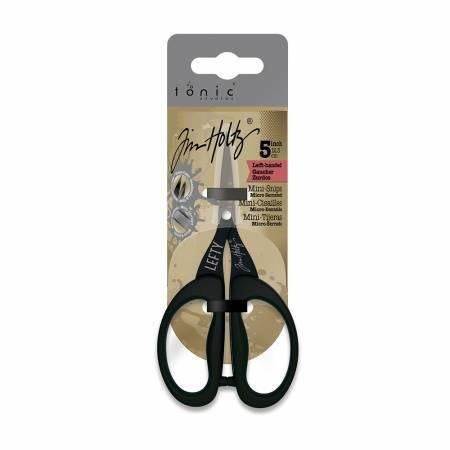 5" Left Handed Titanium Mini Snips 2785EUS - Nebraska Quilt Company - N15592