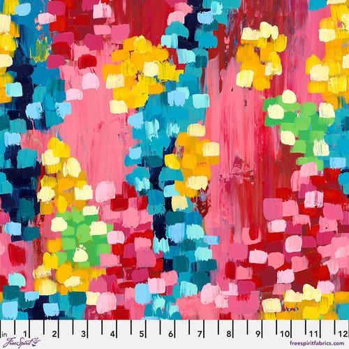 60" Wide Celebrate! Minky Bliss Raspberry Multi - MKSP003.RASPBERRY - FreeSpirit Fabrics - Nebraska Quilt Company - F2400974
