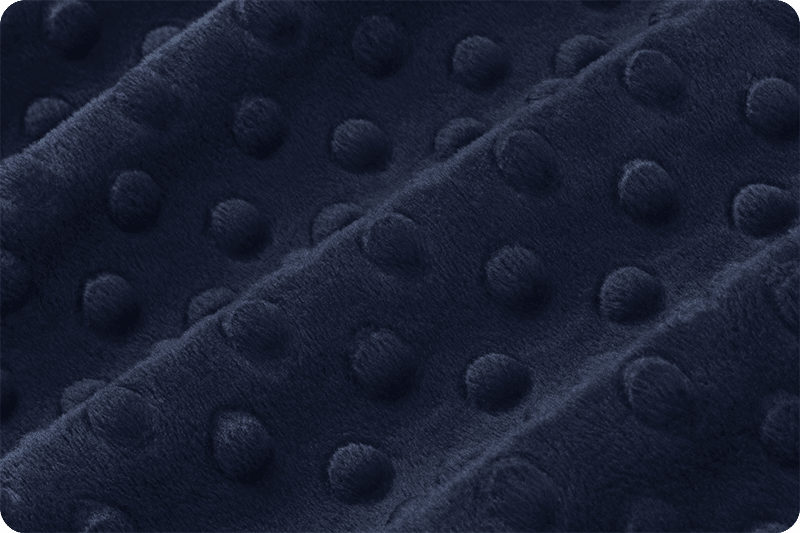 60" Wide Cuddle Dimple Navy - cdnavy - Shannon Fabrics - Nebraska Quilt Company - F261156