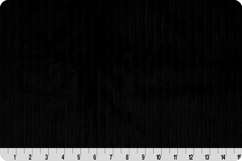 60" Wide Luxe Cuddle Hannah Black - lchannahblack - Shannon Fabrics - Nebraska Quilt Company - F261754