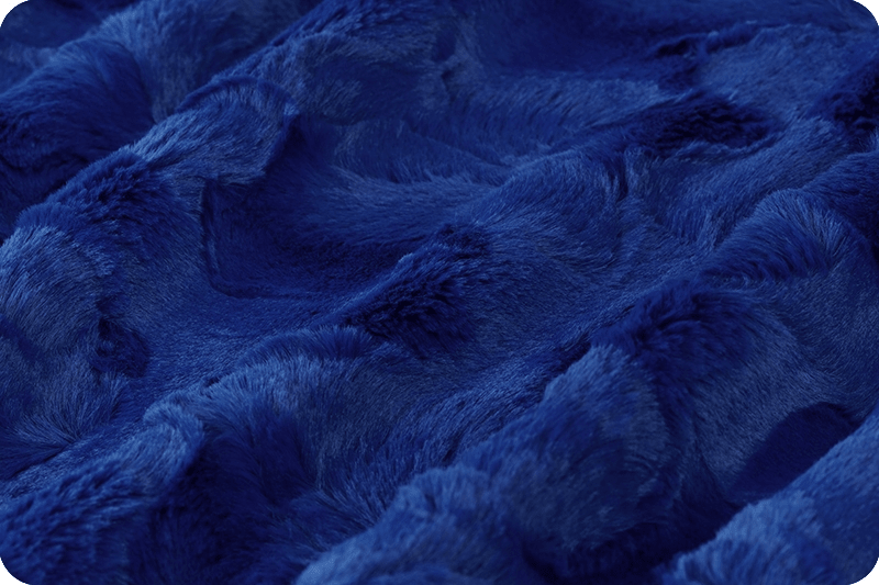 60" Wide Luxe Cuddle Hide Royal - lchideroyal - Shannon Fabrics - Nebraska Quilt Company - F2400032