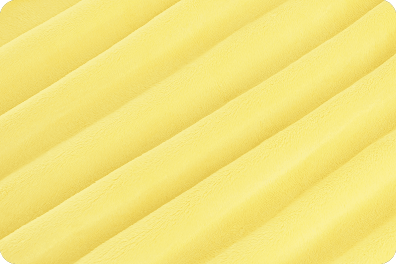 60" Wide Solid Cuddle 3 Banana Yellow - c3banana - Shannon Fabrics - Nebraska Quilt Company - F261160