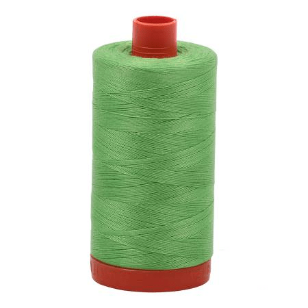 6737 Shamrock Green 50wt Aurifil Thread 1,422 Yards - Nebraska Quilt Company - NT09268