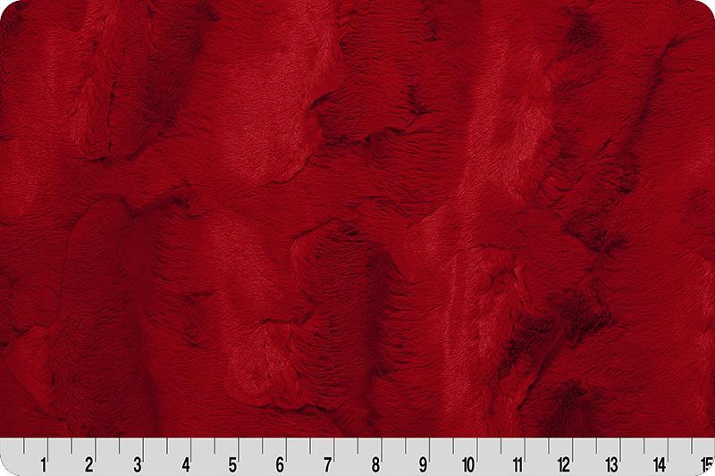 80" Wide Luxe Cuddle Mirage Cardinal Remnant 35" x 80" - LCMIRAGE80CARDINAL - Shannon Fabrics - Nebraska Quilt Company - PC260904