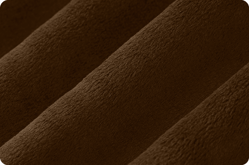 90" Wide Cuddle 3 Brown - Remnant 74" x 36 - C390BROWN - Shannon Fabrics - Nebraska Quilt Company - PC250376