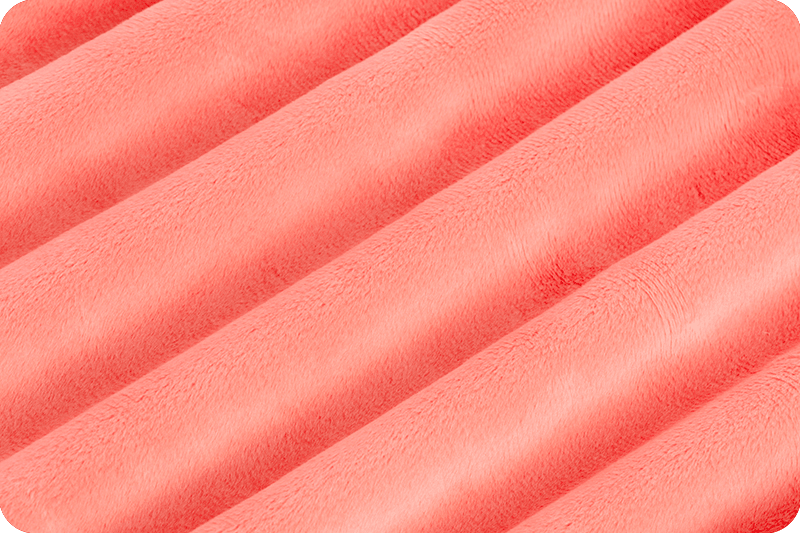 90" Wide Cuddle 3 Coral - C390CORAL - Shannon Fabrics - Nebraska Quilt Company - F06847