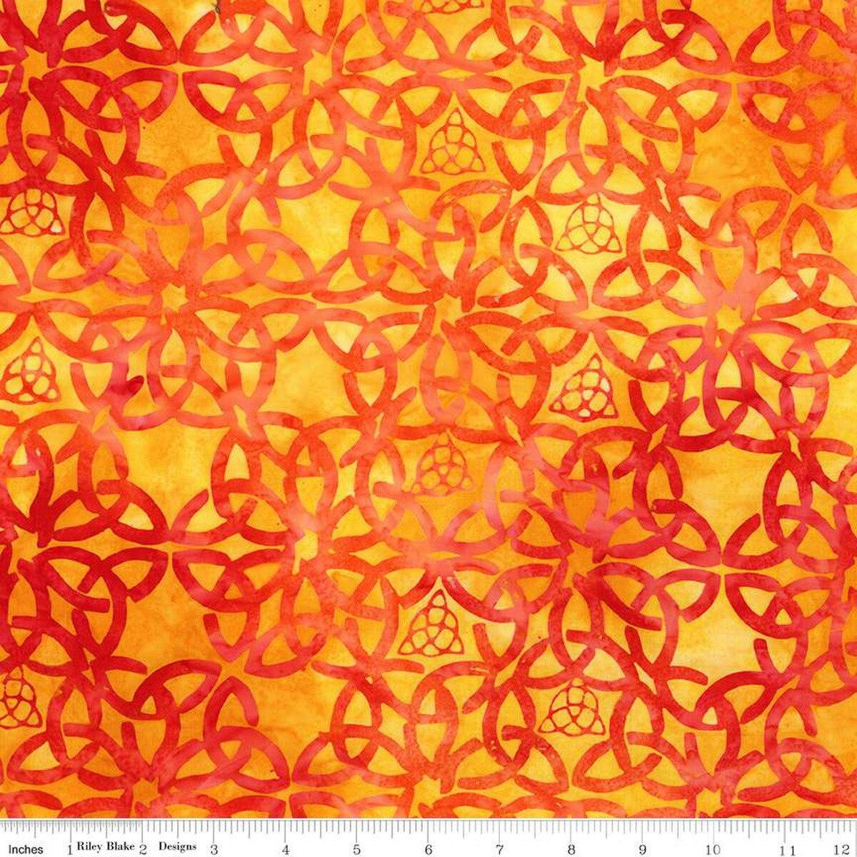 A Touch of Celtic Apricot Triquetra - BT23265 - 233 - Riley Blake Designs - Nebraska Quilt Company - A Touch of Celtic Apricot Triquetra - BT23265 - 233 - Riley Blake Designs