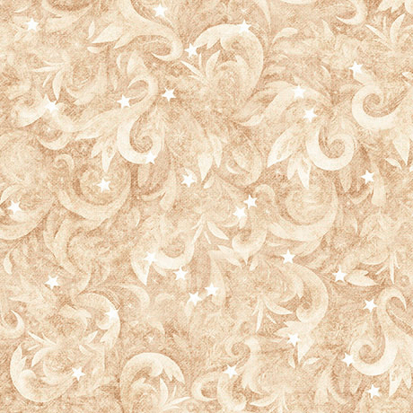 All American Snowman Swirls Cream - 2600 32048 E 15O - QT Fabrics - Nebraska Quilt Company - F261521