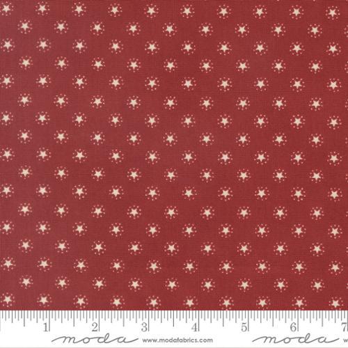 America 250 Years Starbright Blender Stars Brave Crimson - 56182 22 - Moda - Nebraska Quilt Company - F260360
