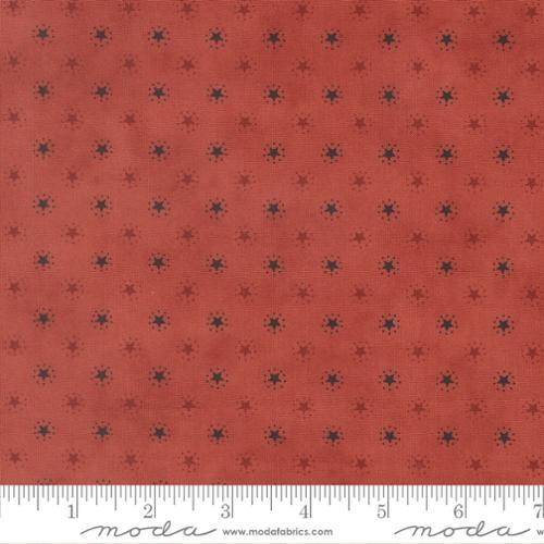 America 250 Years Starbright Blender Stars Valor Red - 56182 13 - Moda - Nebraska Quilt Company - F260358
