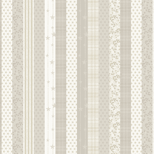 American Valor Patriotic Stripe Natural - 16874-70 - Benartex - Nebraska Quilt Company - F261686