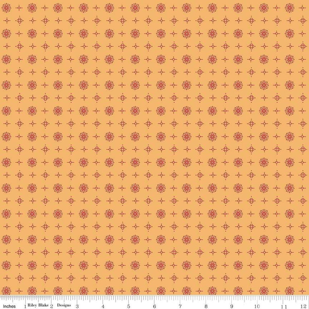Americana Lincoln Marigold Orange - C16084 - MARIGOLD - Riley Blake Designs - Nebraska Quilt Company - F250956