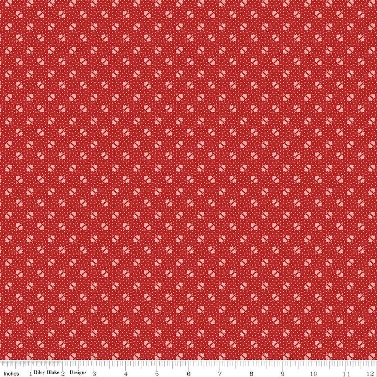 Americana Patriot Berry Red - C16097 - BERRY - Riley Blake Designs - Nebraska Quilt Company - F250934