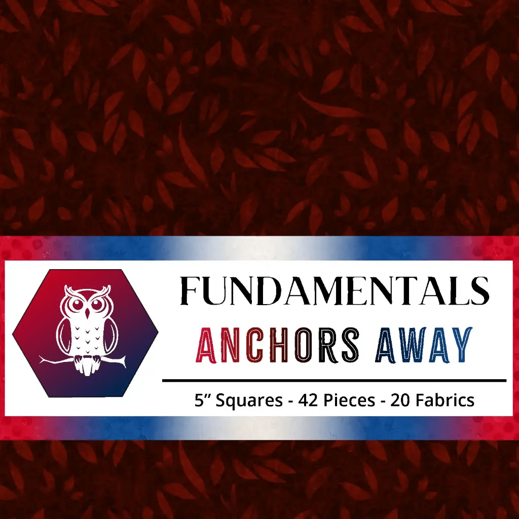 Anchors Away 5" Squares Multi 42 Pieces - Nebraska Quilt Company - PC260447