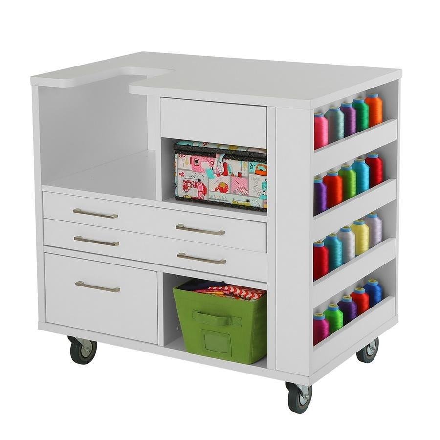 Ava Embroidery Cabinet White (Ava B) - Nebraska Quilt Company - SC9301B