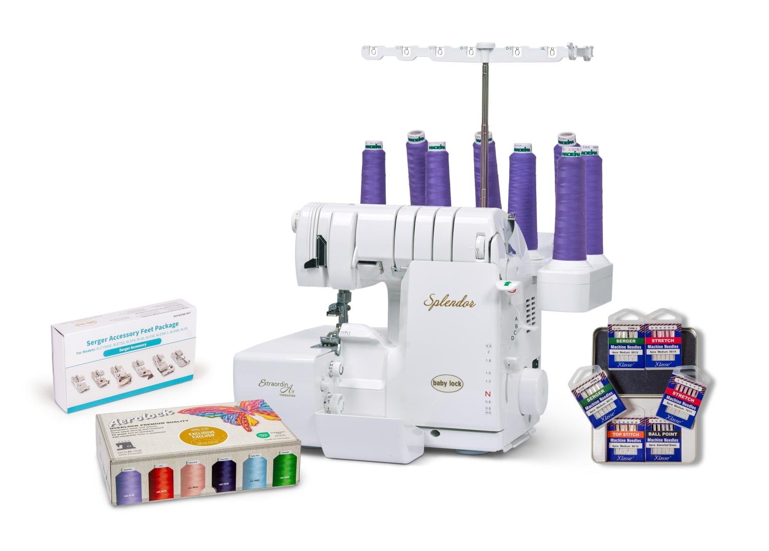 Baby Lock Splendor Serger Bundle - Nebraska Quilt Company - ABLSP8-BUNDLE