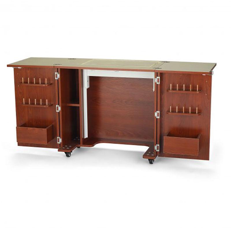 Bandicoot Sewing Cabinet Teak - Nebraska Quilt Company - SCK8205