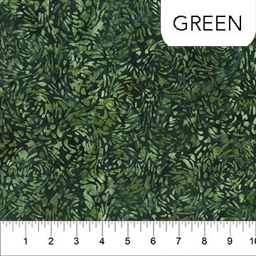 Banyan BFFs Green - 81600 - 73 - Banyan Batiks - Nebraska Quilt Company - F84780