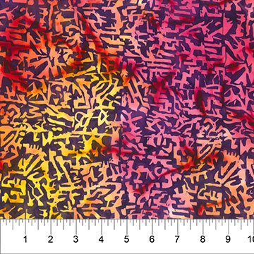Banyan City Spirit Glowing Lights Eggplant - 83060 - 86 - Banyan Batiks - Nebraska Quilt Company - F07348