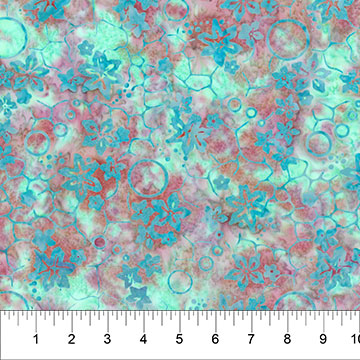 Banyan Rock Candy Crackle Caribbean - 83112 - 61 - Banyan Batiks - Nebraska Quilt Company - F07595