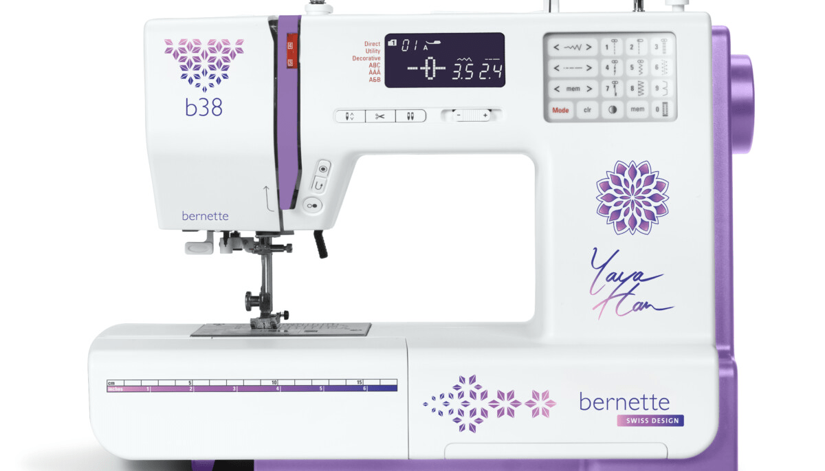 Bernette B38 Yaya Han Special Edition Sewing Machine - Nebraska Quilt Company - M38BEY