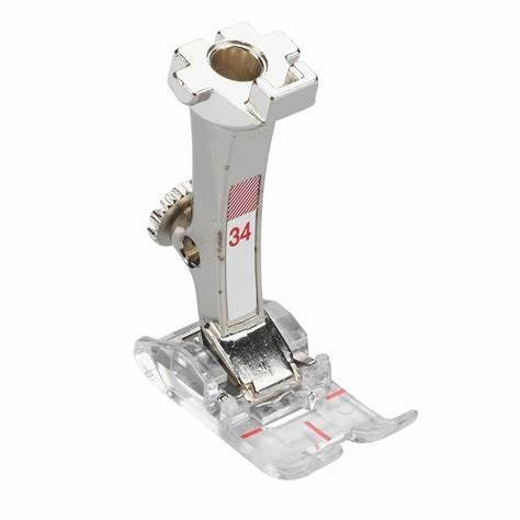 Bernina 34 Reverse Pattern Foot with Clear Sole 5.5 mm - Nebraska Quilt Company - A030770.72.00