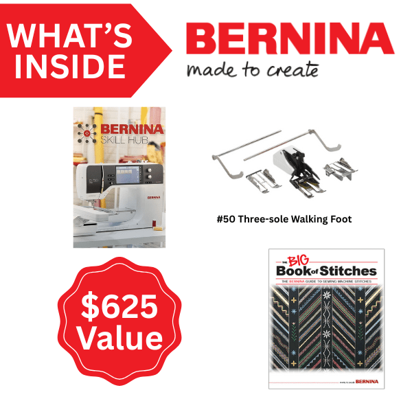 Bernina Sewing Package - Nebraska Quilt Company - A25GWP.Q3SEWING