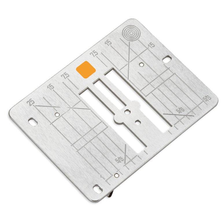 Bernina Stitch Plate Straight Stitch Orange 130 - 170 - Nebraska Quilt Company - A033339.71.03