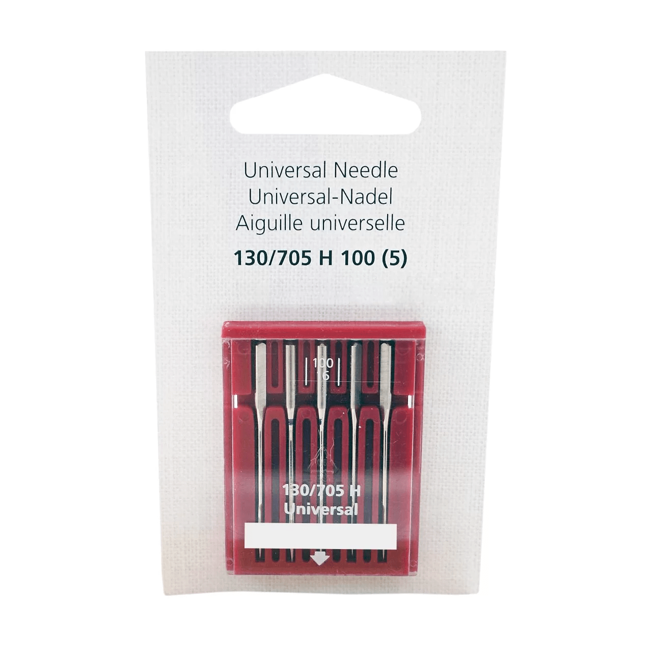 Bernina Universal Needles (5 Pack) 100/16 - Nebraska Quilt Company - A002507.71.12