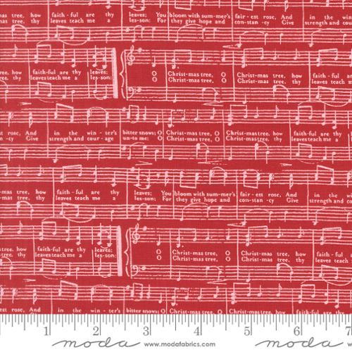 Berry And Pine O Christmas Tree Cranberry Red - 5244 14 - Moda Fabrics - Nebraska Quilt Company - F2402735