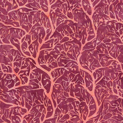 Berry Crush Tree Red Pink Multi - 712544873 - Island Batik - Nebraska Quilt Company - F2501822