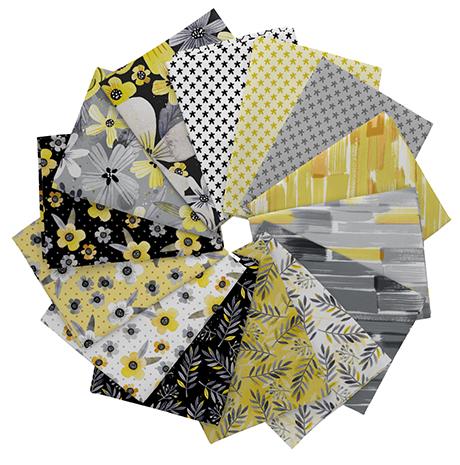 Blissful Blooms Fat Quarter Bundle Multi 14 Pieces - BLBM - 3PKS - QT Fabrics - Nebraska Quilt Company - Blissful Blooms Fat Quarter Bundle Multi 14 Pieces - BLBM - 3PKS - QT Fabrics