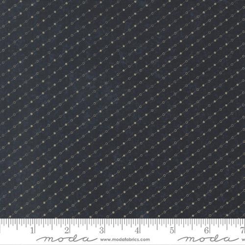 Bluebirds Nest Dot Dash Blue - 9807 14 - Moda Fabrics - Nebraska Quilt Company - F251378